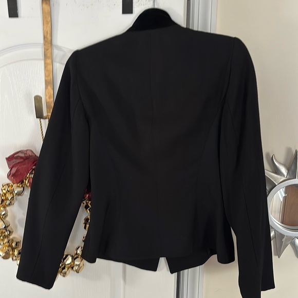 STATE OF CLAUDE MONTANA LADIES BLACK GOLD TONE MILITARY JACKET TOP-VINTAGE-WOW! - Picture 8 of 8